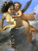 Flora with Amor on a cloud Pietro